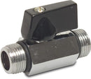 Profec Ball Valve Brass Chrome Plated 1/2" Male Thread 15Bar Type 410 | Profec | UK Supplier | Roladex