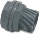 Profec Fitting Pvc-U 25mm x 1" Glue Socket x Male Thread 10Bar Grey | Profec | UK Supplier | Roladex