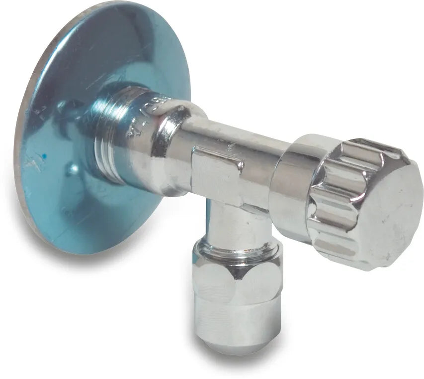 Profec Brass Chrome Plated 1/2" x 10mm Male Thread x Compression Fitting Dn15 Chrome Plated | Profec | UK Supplier | Roladex