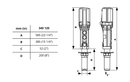 Samoa | 340120 | Pumpmaster 4 - 3:1 Ratio Air Operated High Volume Oil Pump (Stub Type)