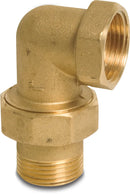 Profec Union Elbow 90° Brass 1 1/4" Female Thread x Male Thread 20Bar Type Conical | Profec | UK Supplier | Roladex