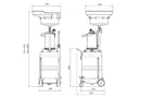 Samoa | 372000 | Combined Waste Oil Suction & Gravity Collection Units with Transparent Chamber - 70 or 100 Litre