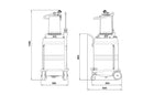Samoa | 372100 | Waste Oil Suction Collection Units with Transparent Chamber - 70 or 100 litre