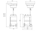 Samoa | 372400 | Waste Oil Gravity Collection Unit with Pressure Discharge - 100 Litres