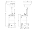 Samoa | 372500 | Combined Waste Oil Suction & Gravity Collection Units - 70 or 100 Litre