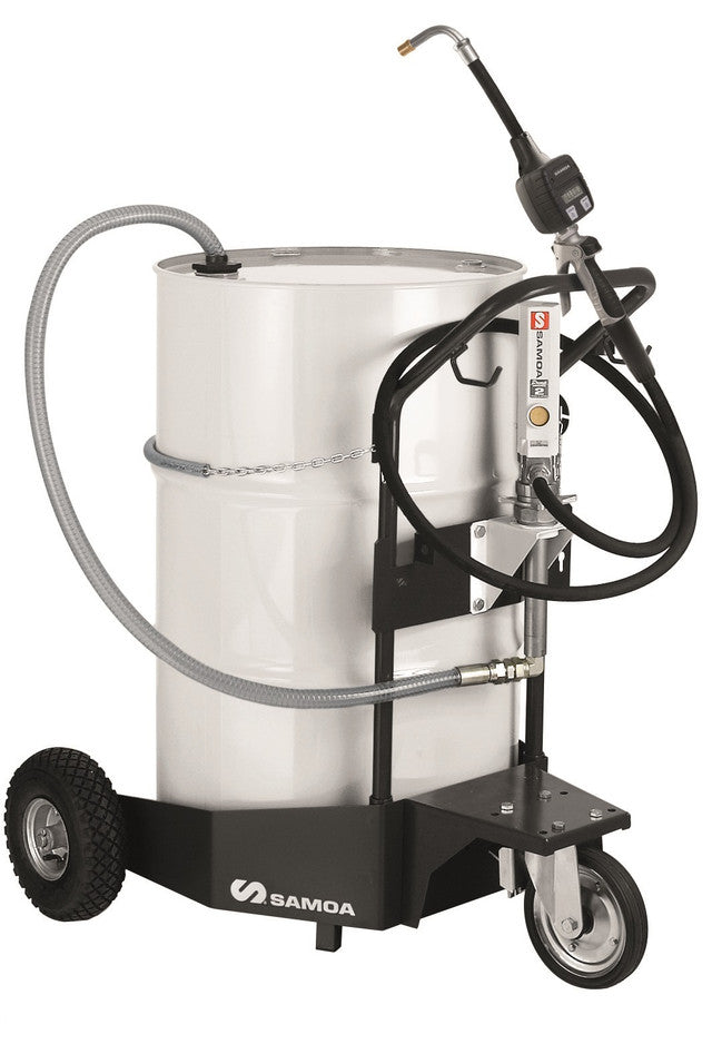 Product image of 376610 by Roladex  pm2, 3:1 ratio mobile unit  c/w hose end meter & suction hose - 205 litre drums