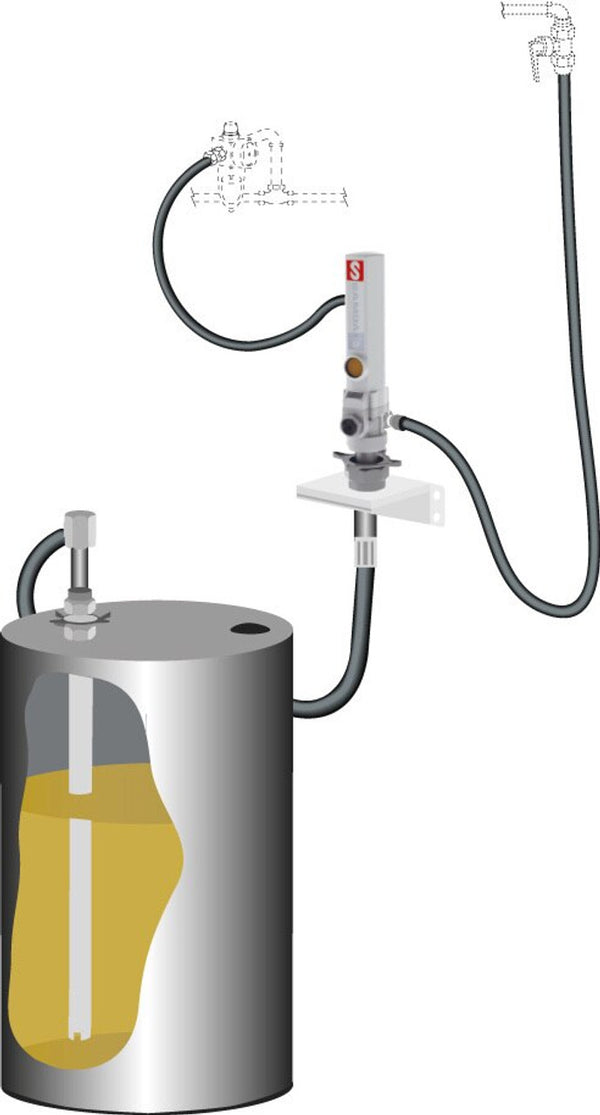 Product image of 379000 by Roladex – pm2 - 3:1 pump - 205 litre wall mounted kit