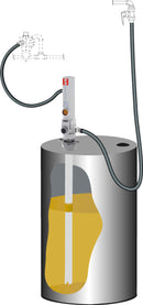 SAMOA Pumpmaster 2 - 3:1 Ratio Air Operated Drum Bung Mounted Oil Pump Kit for 205 Litre Drum – Roladex UK