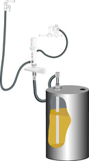 SAMOA Pumpmaster 4 - 3:1 & 5:1 Ratio Air Operated High Volume Wall Mounted Oil Pump Kit for 205 Litre Drums – Roladex …