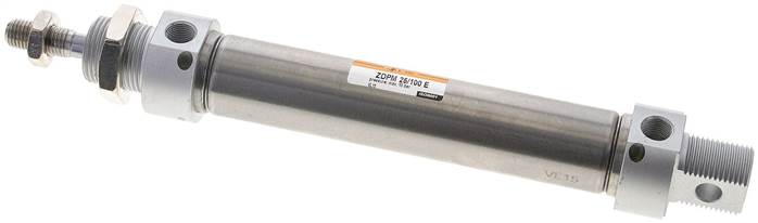 ZDPM 25/100 E EMC   iso 6432 cylinders, double acting, piston 25 mm, stroke 100 mm