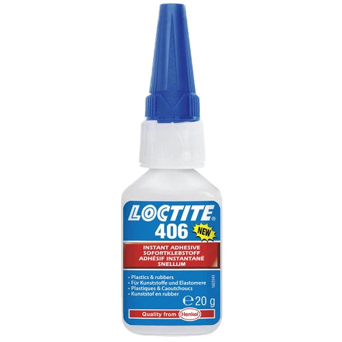 Loctite 406 Instant Adhesive for Plastics and Rubbers 20g