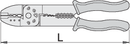 Crimping pliers, for safe work at heights, 240