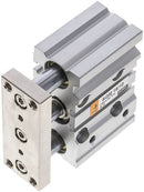 EMC Guide Cylinder, With Slide Bearing, Pistons 16Mm, Stroke 10Mm