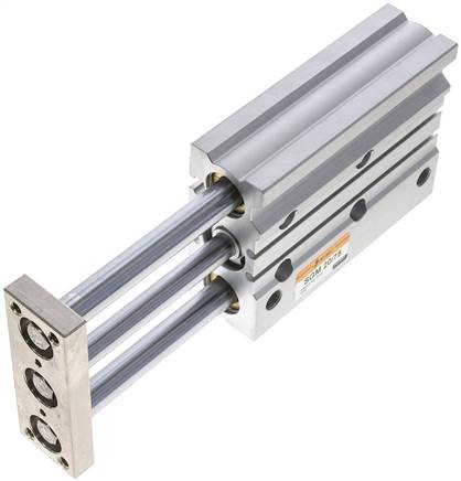 EMC Guide Cylinder, With Slide Bearing, Pistons 20Mm, Stroke 75Mm