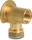 Bonfix Elbow 90° Brass 15mm x 1/2" Compression Fitting x Female Thread /Gastec | Bonfix | UK Supplier | Roladex