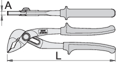Unior | 620172 | Waterpump pliers - 240mm