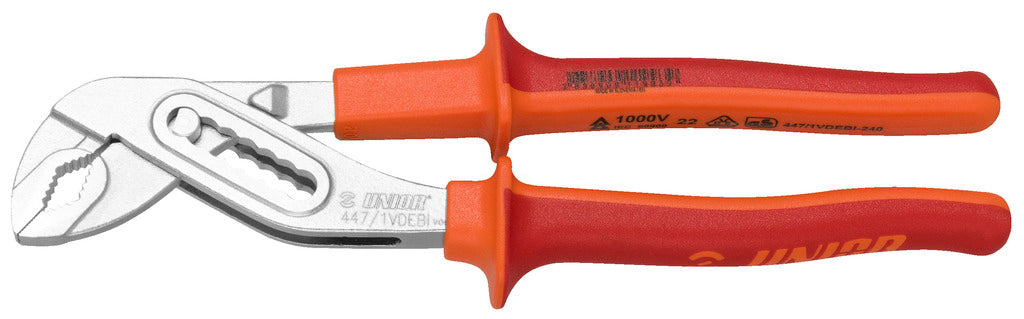 Unior | 611993 | Insulated waterpump box joint pliers - 240mm