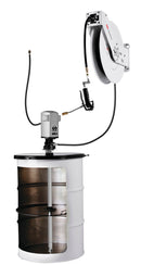 SAMOA Pumpmaster 35 - 60:1 Ratio Air Operated Grease Pump & Hose Reel Package for 185kg Drums – Roladex UK