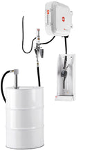 SAMOA Pumpmaster 2 - 3:1 Ratio Air Operated Wall Mounted Oil Pump Package for 205 Litre Drum with 10m Enclosed Hose Re…