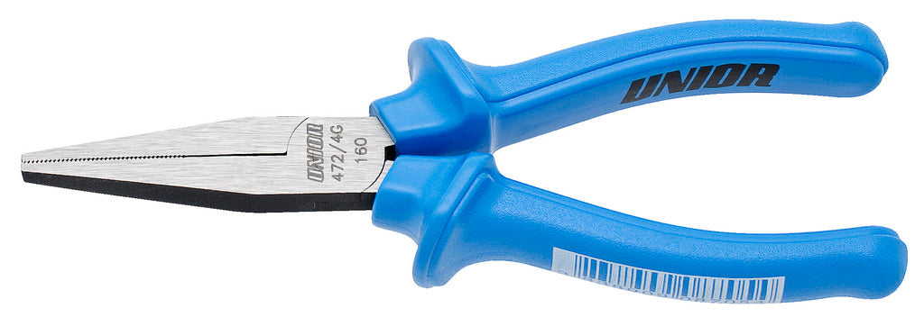 Unior | 607879 | Long flat nose pliers - 160mm