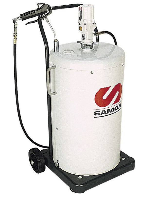 Product image of 482500 by Roladex – pm3, 55:1 ratio mobile air operated greaser - shielded - 50 kg (with protective drum cab