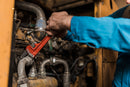 Heavy duty pipe wrench, 8"