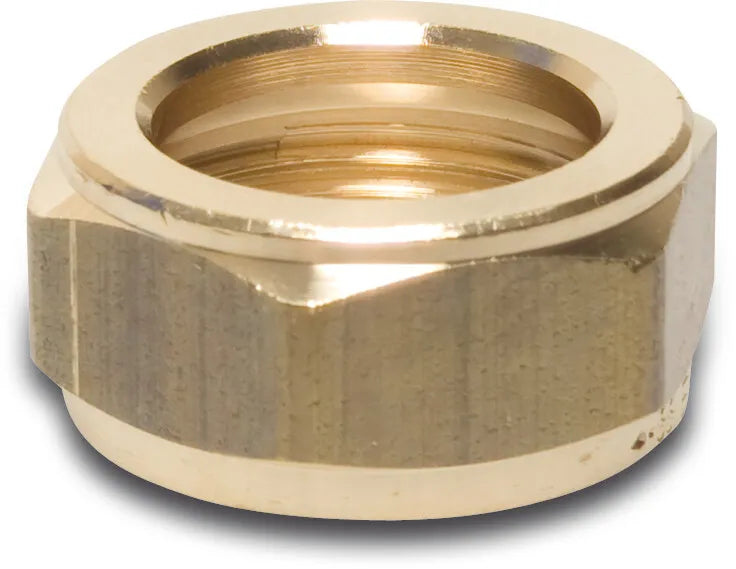 Bonfix Nut Brass 12mm Female Thread /Gastec | Bonfix | UK Supplier | Roladex