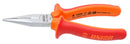 Long nose pliers with side cutter, 160