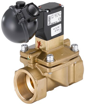burkert 5282 2/2-way solenoid valve – brass – g1/2" – 24v ac – 5282-00-a13,0ffmsgm84-0-024/uc