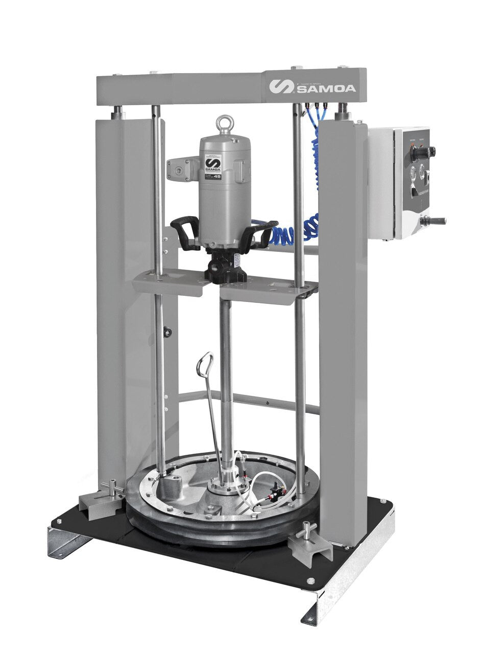 Product image of 534121 by Roladex  pm60, 12:1 ratio pump system with air op double post inductor - 185kg drums (pneumatic)