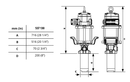 Samoa | 537130 | Pumpmaster 60 - 12:1 Ratio Air Operated Oil Pump (Stub Pump)