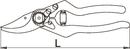 Easy - cut pruner with aluminium handles, 200
