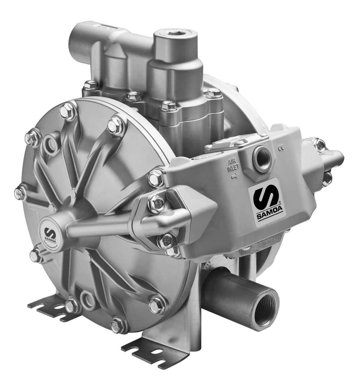 SAMOA DP200 Air Operated Diaphragm Pump - Metal - 200 litre/min  Roladex UK