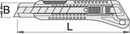 Unior Utility knife, 190/25 – Roladex Industrial Ltd, www.roladex.co.uk