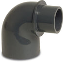 Profec Elbow 90° Pvc-U 40/50mm x 50mm Glue Socket/Glue Spigot x Glue Socket 10Bar Grey | Profec | UK Supplier | Roladex