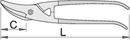 Unior Shape tin snips, 280 – Roladex Industrial Ltd, www.roladex.co.uk