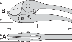 Unior | 609405 | PVC pipe cutter - 210mm