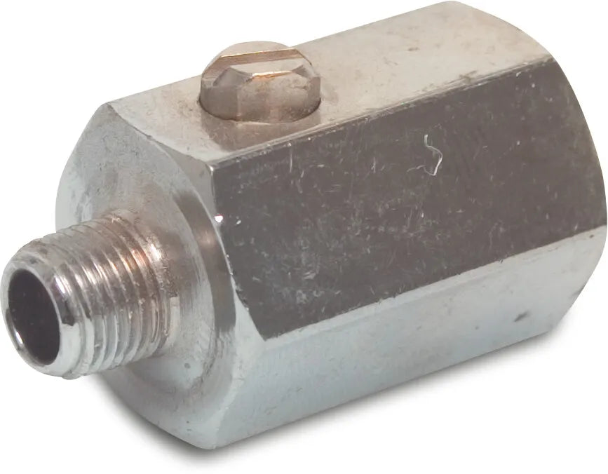 Profec Ball Valve Brass Chrome Plated 3/8" Female Thread x Male Thread 15Bar Type 406 | Profec | UK Supplier | Roladex