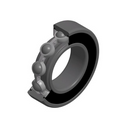 Image of SNR Deep Groove Ball Bearing 6208-2RS - Roladex UK