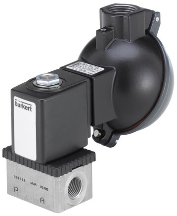 burkert 6013 2/2-way solenoid valve – stainless steel – g1/4" – 24v ac – 6013-a02,0ffvagm82-6-024/uc-09