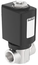 burkert 6027 2/2-way solenoid valve – stainless steel – g1/4" – 24v dc – 6027-b01,0tfvagm82-k-024/dc-16