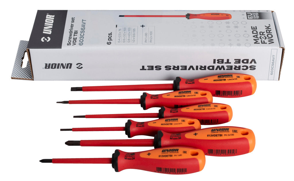 Unior | 617653 | Screwdriver set VDE TBI - /6