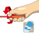 Electrician´s screwdriver with insulated blade, VDE TBI, 0.8 x 4.0 x 100