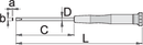 Unior Flat electronic screwdriver, 0.4 x 2.5 x 75 – Roladex Industrial Ltd, www.roladex.co.uk