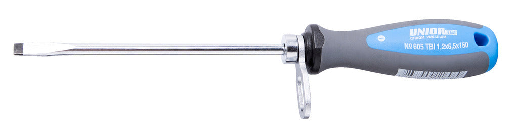 Unior | 626236 | Flat screwdriver TBI - for safe work at heights - 1.0X5.5X125mm