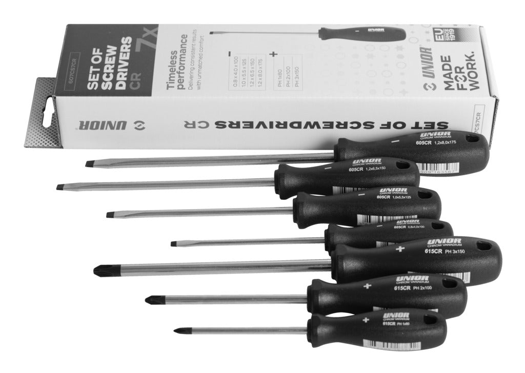 Unior | 617026 | Screwdriver set CR - /7