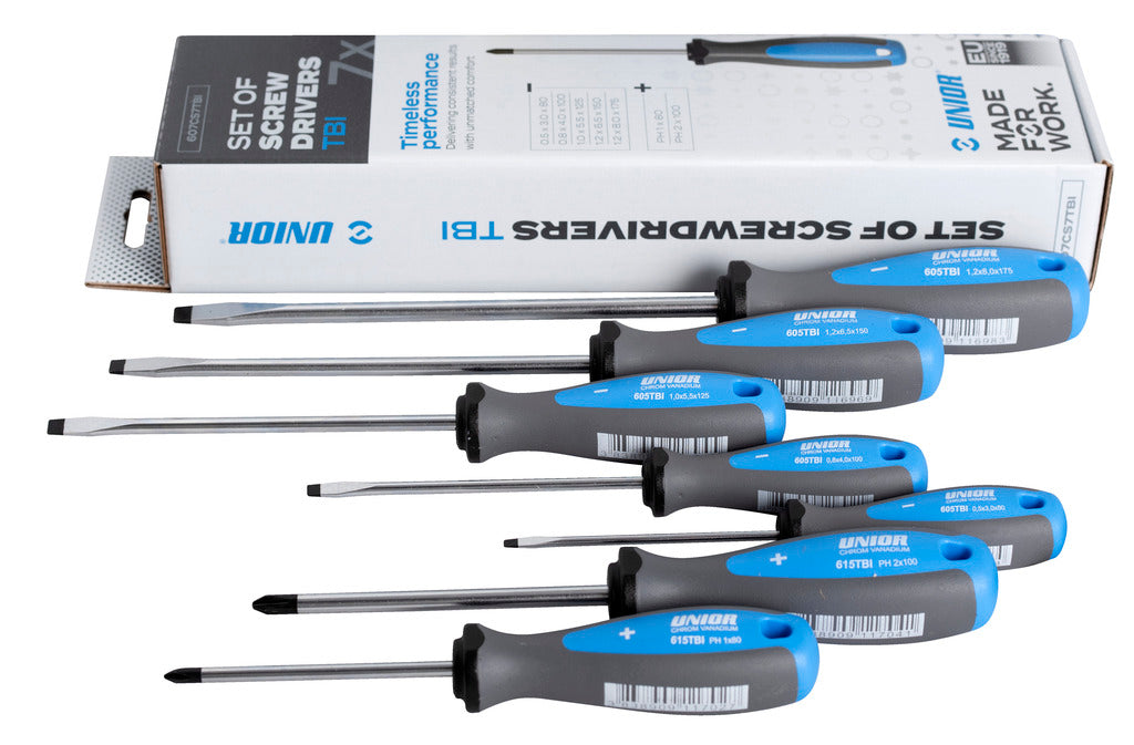 Unior | 611986 | Screwdriver set TBI - /7