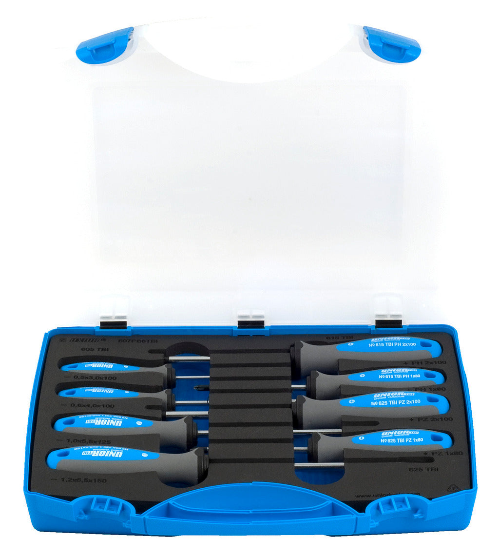 Unior | 621445 | Screwdriver set TBI in plastic box - /8