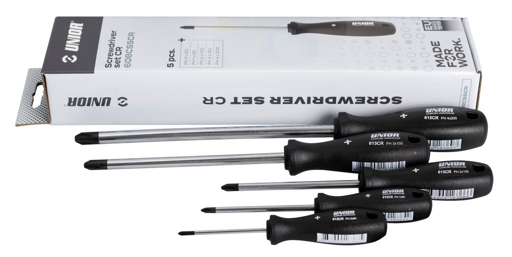 Unior | 617028 | Screwdriver set CR - /5