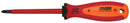 Crosstip (PH) screwdriver with insulated blade, VDE TBI, PH2 x 100